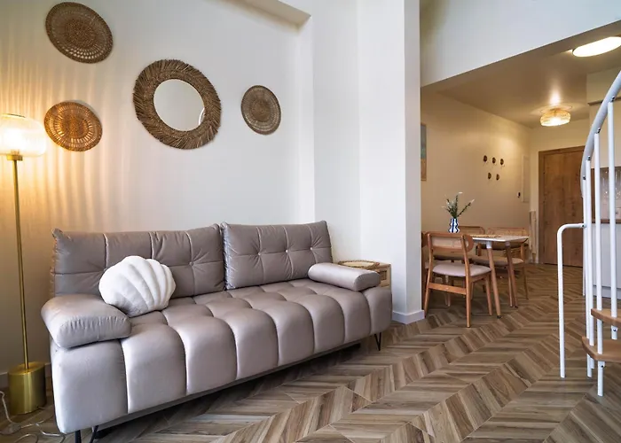 Soft Shell Z Antresola W West Morze Apartamentow Lägenhet Łeba